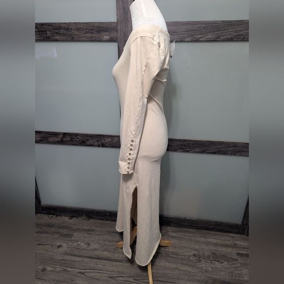 Free People Beach Iris longsleeve midi dress size XS New - Picture 4 of 5